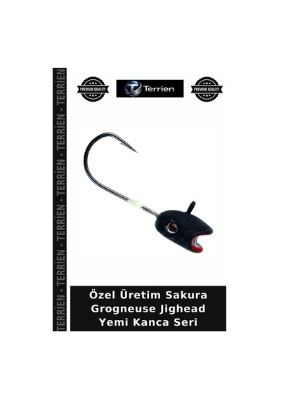 Özel Üretim Sakura Grogneuse Jighead Yemi Kanca Seri