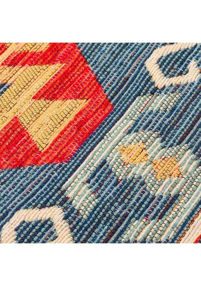 Hoom Rugs Vgt 06 Red Yıkanabilir Çift Taraflı Otantik Halı