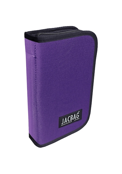 Jacbag Cover -sert Kapaklı Lastikli Kalem Kutusu Cover-mor renkli