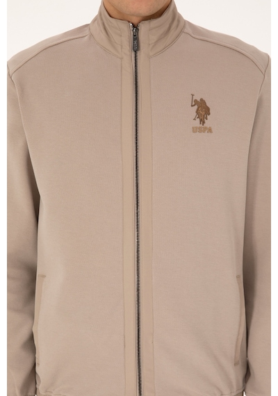 U.s. Polo Assn. Erkek Koyu Bej Hırka Örme 50309988-vr088 Koyu Bej