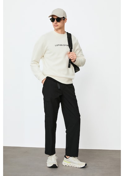 Lufian Rowan Erkek Sweatshirt Kırık Beyaz Kırık Beyaz 112030195100510