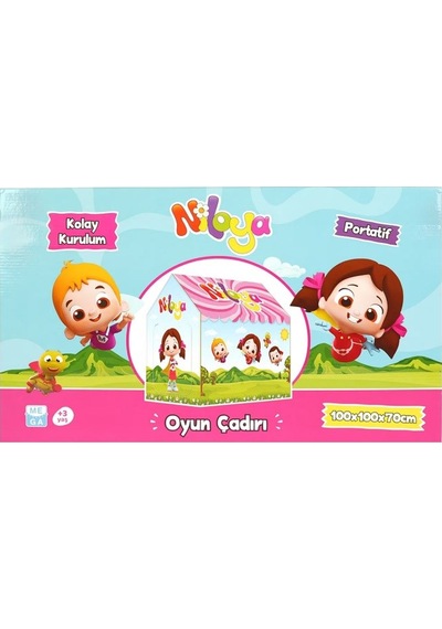 100x100x70 Cm Niloya Oyun Çadırı 4463 Çok Renkli
