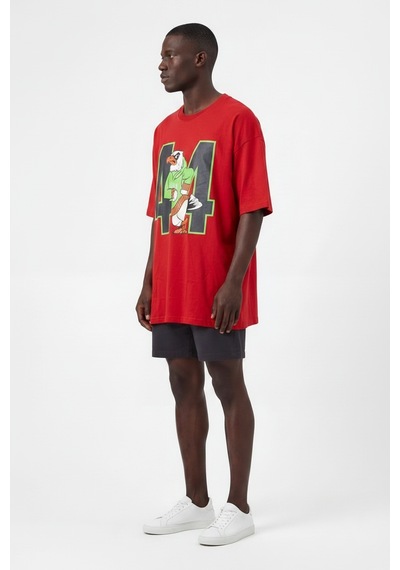 Blow Up Future Gen 44 Kırmızı Oversize Erkek T-shirt 141433 SİYAH