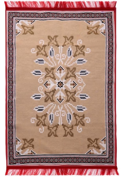 Bigghome Çift Taraflı Kilim, Makinede Yıkanabilir, Modern Desenli, 120 180 Cm, Sa25py