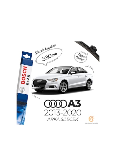 Audi A3 Arka Silecek 2013-2020 Bosch Rear A332H
