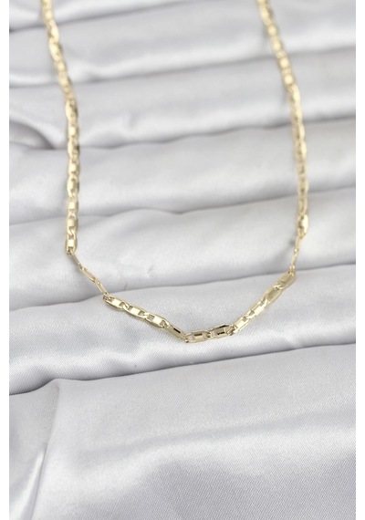 14k Gold Renk Gemici Zincir 60 Cm Kadın Kolye Cm Renkli 08182033