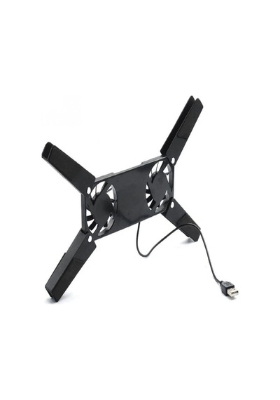 2 Fanlı Notebook Soğutucu Portatif Katlanabilir Laptop Soğutucu Fan Usbli Stand Bilgisayar Fanı Çok Renkli