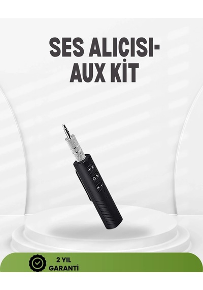 Kablosuz Ses Çözümü 3.5mm Jaklı Bluetooth Müzik Alıcısı 1