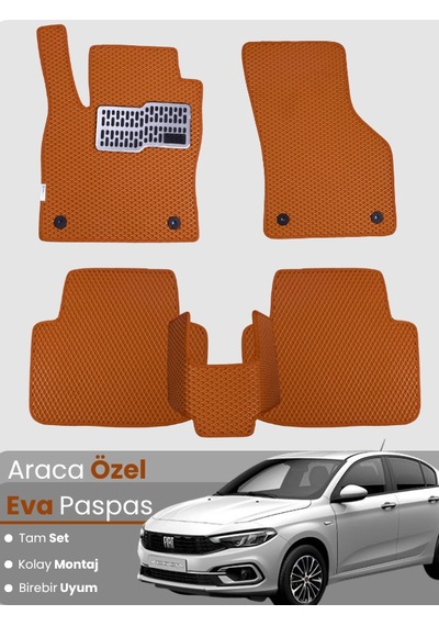 Fiat Egea 2015-2025 Uyumlu Eva Paspas Tam Set Birebir Uyum, Araca Özel Tasarım,kolay Montaj 171