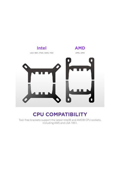 Kraken Plus 280 - Aıo Cpu Sıvı Soğutucu - 280mm Radyatör - 2 X F140p Fanlar - Özelleştirilebilir 1,54 İnç Kare Lcd - Amd Am5, Am4 - Intel Lga 1851/1700, 1200/115x - Siyah