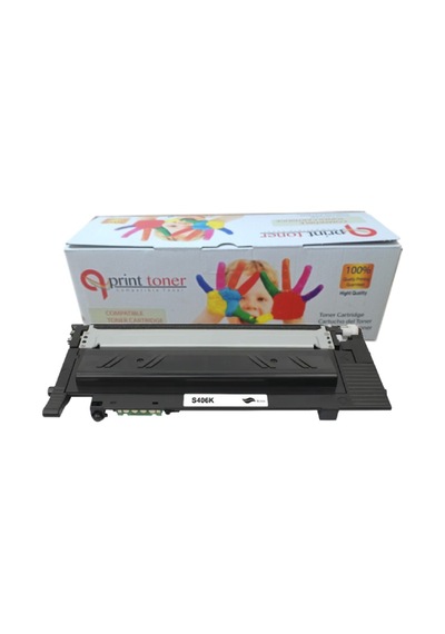 Qprint Toner Samsung Uyumlu Clt-k406s Siyah Toner Su122a Clp 360 Clp 365