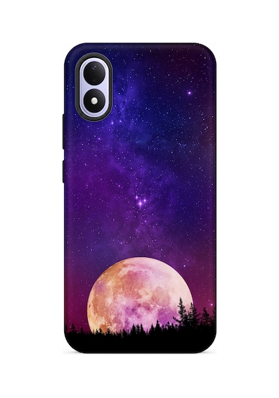 Kılıfland Xiaomi Redmi Note 17 5g Uyumlu Kılıf Boutique Baskılı Resimli Mor Ay Pcode -025 Çok Renkli
