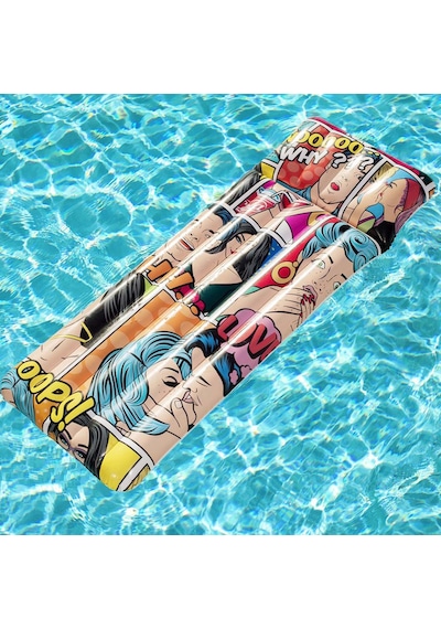 Bestway Çizgi Roman  Desenli Yatak 183 x 71 CM 44059 Çok Renkli