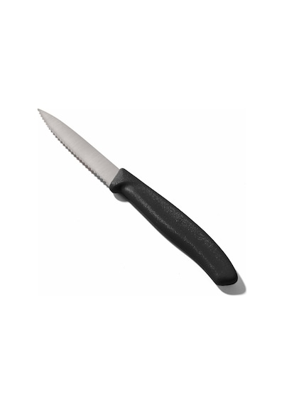 Victorinoxx 67633 Tırtıklı Soyma Bıçağı - Siyah - 8 Cm Çok Renkli