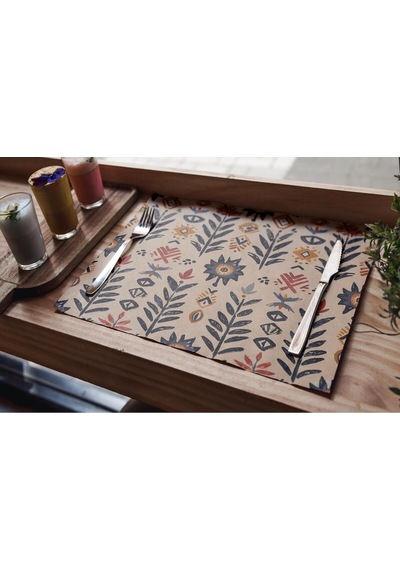 Turkıshrug Kıngdom 30x40 Renkli Supla Sofra Altlığı Polyester