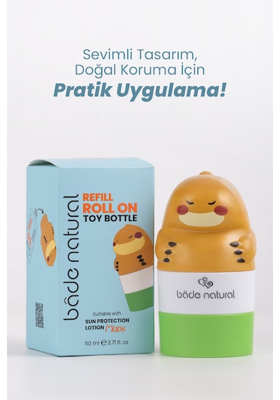 Bade Natural Güneş Koruyucu Losyon Aplikatörü Dinozor Figürlü