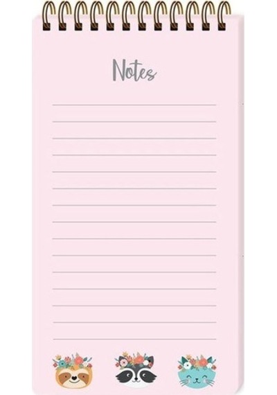 Keskin Color 493073-99 Karton Kapaklı Spiralli To Do List Pets