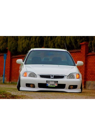 Honda Civic 99-01 İes Typer Ön Ek Plastik Tampon Ek Karlık-...