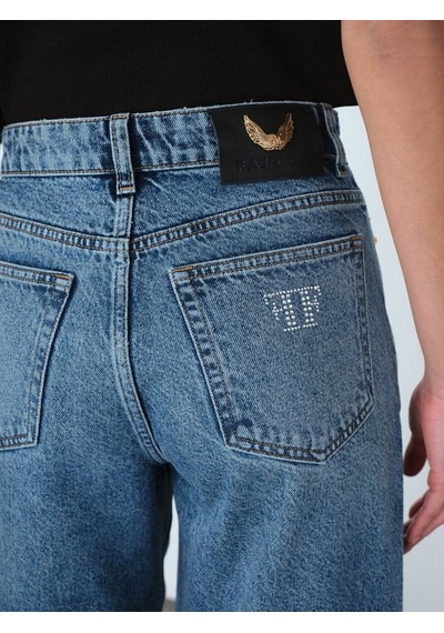 LOFT Balloon Balloon Fit Kadın Pantolon Lf2040335 Q1.v1 Denim