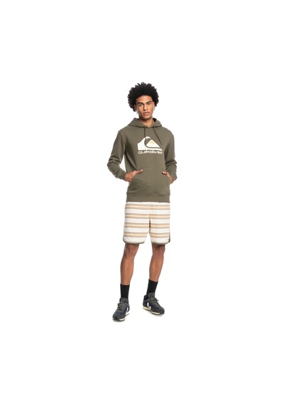 Quiksilver Bıg Logo Hood Haki Haki