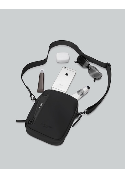 Gaston Luga Dash Vertı Crossbody Çanta - Siyah