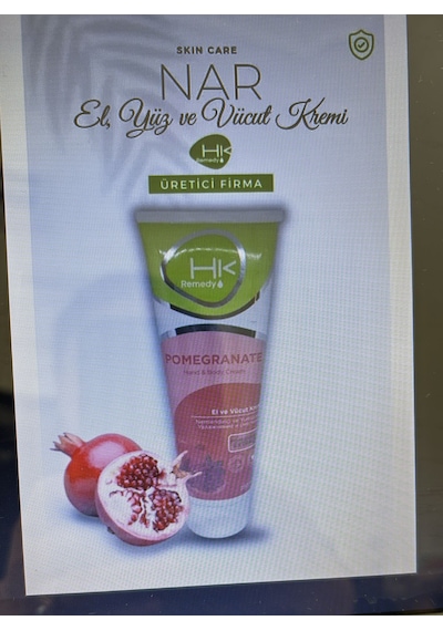 Hk Remedy Nar El Yüz Ve Vücut Kremi 250 Ml