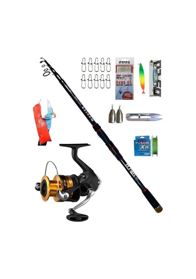 Fx4000 270cm 14-42gr Oslo Master Tele Spin Olta Takımı Seti