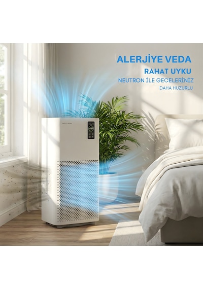 Neutron NTL-AP-650-HP13P Akıllı Hava Temizleyici 650 m³ 3 Katmanlı Filtre, Geniş Ortamlar Için Hava Temizleme Cihazı
