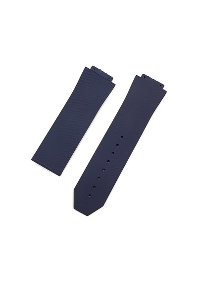 Hublot Silikon Lacivert Kol Saat Kordonu Çizgili 22 Mm