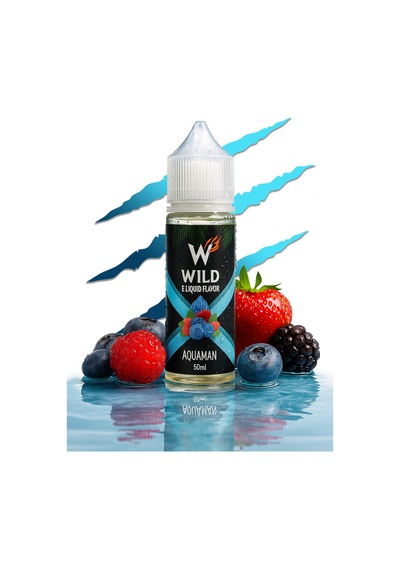 Aquaman - Premium Aroma 30 Ml - Yaban Mersini, Ahududu, Frambuaz, Çilek - Likit Tatlandırıcı