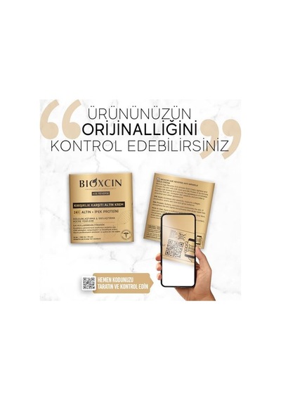 Bioxcin Age Reverse Kırışıklık Karşıtı Altın Krem 50 Ml 24k Altın, İpek Proteini, Pantenol Ve Zeytinyağı İçerikli Cilt Sıkılaştırıcı Ve Nemlendirici