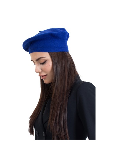 Ladycolor Fransız Keçe Bere Ressam Lacivert