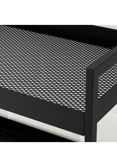 Ikea Nıssafors Servis Arabası, Siyah, 50,5x19x67 Cm