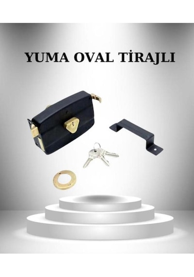 Tirajlı Kilit Oval Yeni Tip-demir Kapı Kilidi