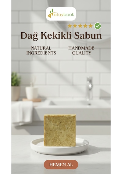 Dağ Kekik Sabunu 8 Adet 1000gr Doğal