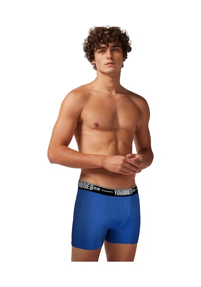 Yohannes Club, Erkek Özel Keseli Pamuklu Boxer, Renk Seçenekli, 3'lü Paket, Bordo,yeşil,mavi Bordo - Mavi - Yeşil