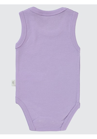 Civil Baby Kız Bebek Çıtçıtlı Badi 1-36 Ay Lila