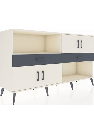 Hyperion Konsol 8 Raflı 3 Çekmeceli Tek Kapaklı 176x44x99 Aytaşı Aytaşı-aytaşı/antrasit Hyperion Konsol 8 Raflı 3 Çekmeceli Tek Kapaklı 176x44x99 Aytaşı Aytaşı-aytaşı/antrasit