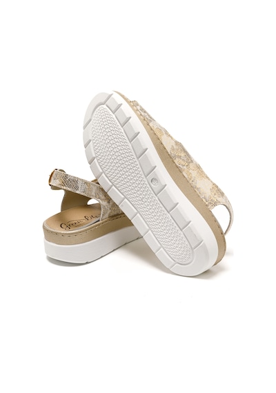 Gold/beige Sandalet Kadın 5686 Green Life Stretch Women's Footwear Gold/beige Altın - Bej