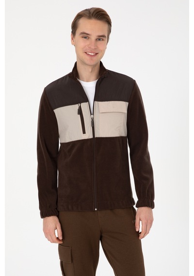 U.s. Polo Assn. Erkek Koyu Kahverengi Hırka Örme 50309977-vr084 Koyu Kahverengı