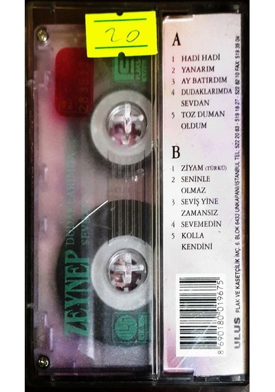 Plak Değildir Kaset Tir Zeynep Dudaklarında Sevdam Kaset