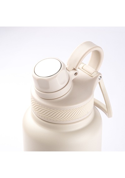 Tnt-8695835402437-heng Pan530byz-beyaz 2 Kapaklı Çift Katmanlı Termos 530ml
