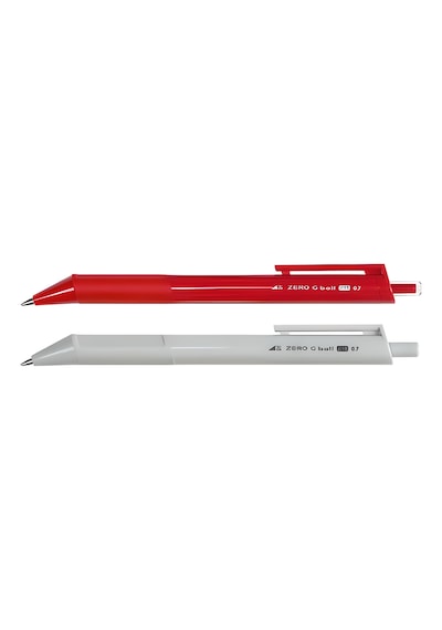 Soft Yumuşak Ve Klasik Tükenmez Kalem Siyah Kırmızı 0.7mm Set