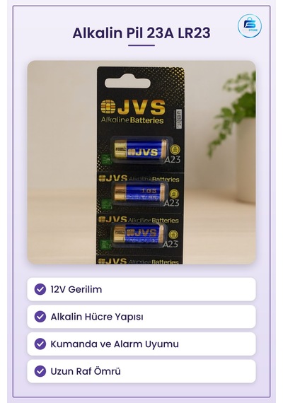 Pil 23a Lr23 12v Alkalin Araç Kumandası İçin Yedek Alarm Anahtarl