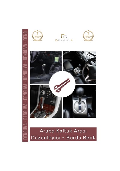 Araçorganizer Araç İçi Organizer İkili Set Premium Deri Araba Yan Cep Koltuk Arası Düzenleyici Bord