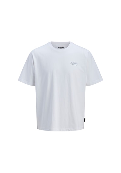 Jack & Jones Erkek T Shirt 12289683 Beyaz Beyaz