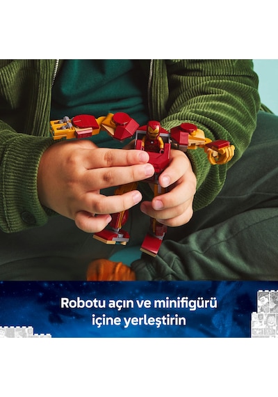 LEGO® Marvel Iron Man Robotu, Ultron’a Karşı 76307 - 6 Yaş ve Üzeri Süper Kahraman Sevenler için Yaratıcı Oyuncak Yapım Seti (101 Parça) LEGO® Marvel Iron Man Robotu, Ultron’a Karşı 76307 - 6 Yaş ve Üzeri Süper Kahraman Sevenler için Yaratıcı Oyuncak Yapım Seti (101 Parça)