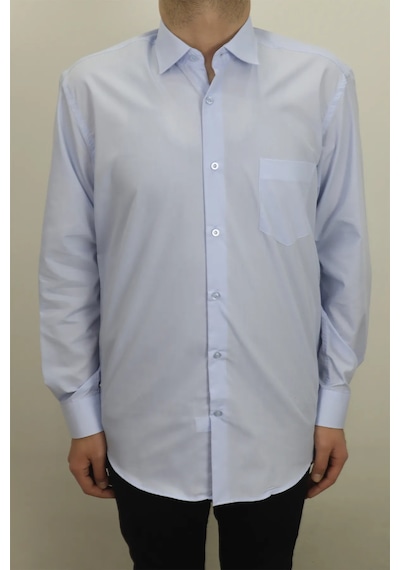 Cliente Dmctekstil Erkek Siyah Düz Klasik Kesim Rahat Kalıp Tek Cepli Uzun Kollu Yazlık Gömlek Mavi Cliente Dmctekstil Erkek Siyah Düz Klasik Kesim Rahat Kalıp Tek Cepli Uzun Kollu Yazlık Gömlek Mavi