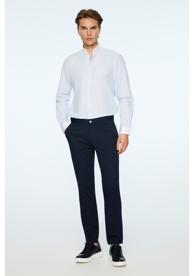 Morven Erkek Lacivert Pamuk Trend Düz Slim Fit Chino Pantolon 26ys003007200 Lacivert Morven Erkek Lacivert Pamuk Trend Düz Slim Fit Chino Pantolon 26ys003007200 Lacivert