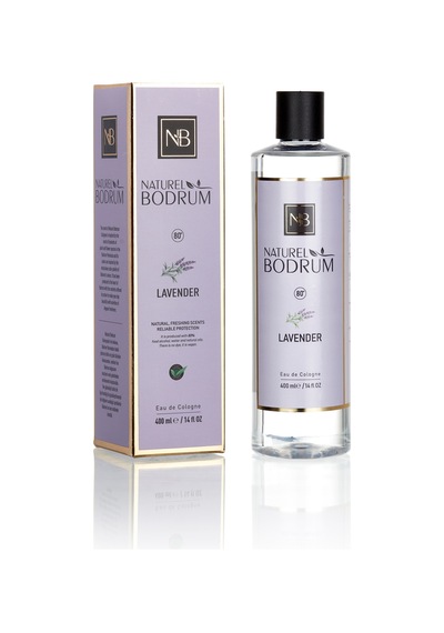 Lavander Kolonya İkili Set 400 Ml Dökmeli + 60 Ml Sprey Cep Boy %80 Alkollü
